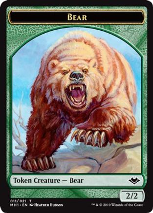 Bear Token (MH1-011) [Modern Horizons] Foil