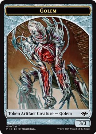 Golem Token (MH1-018) [Modern Horizons] Foil