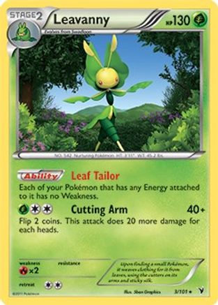 Leavanny (BW Noble Victories) (3/101) [Deck Exclusives] - Rare