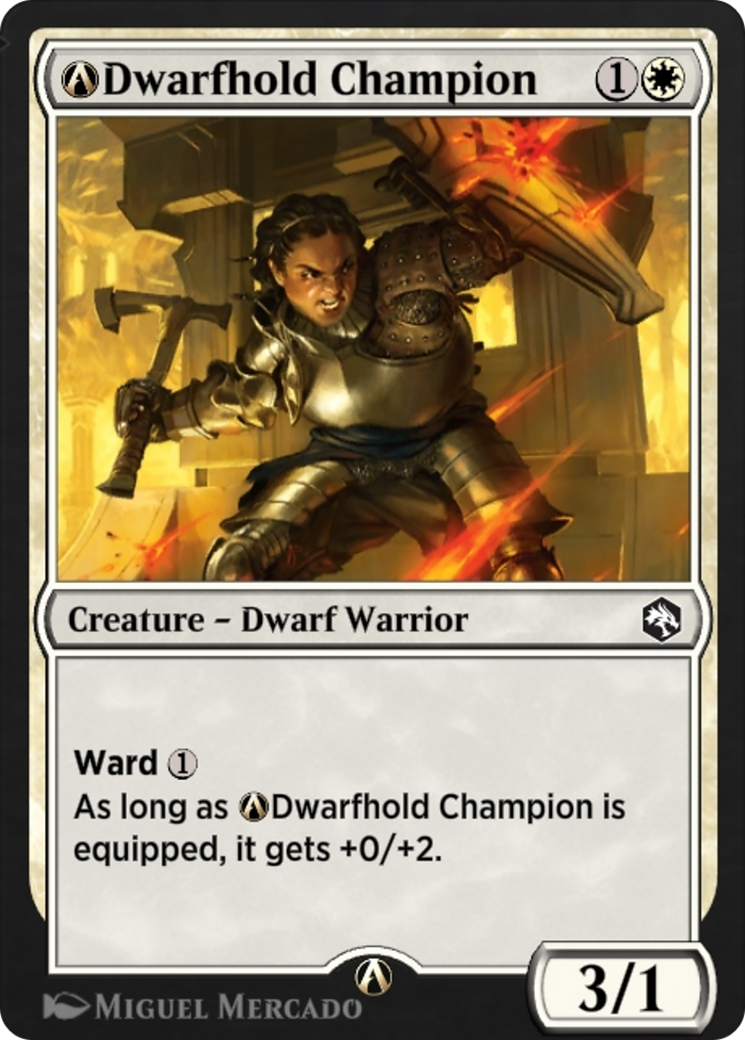 A-Dwarfhold Champion (AFR-A-14) [Adventures in the Forgotten Realms]
