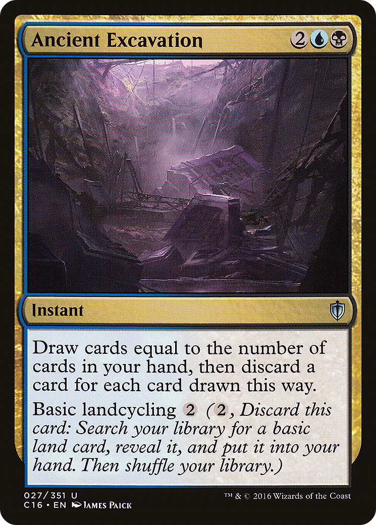 Ancient Excavation (C16-027) [Commander 2016]