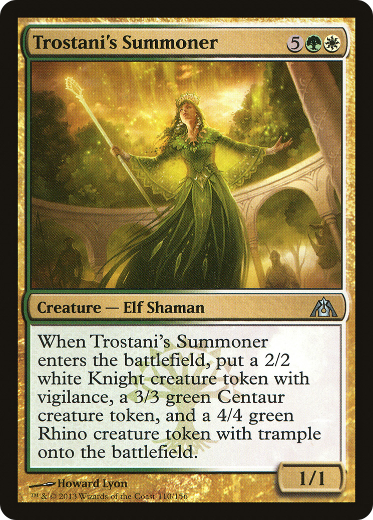 Trostani's Summoner (DGM-110) [Dragon's Maze]