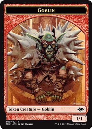 Goblin // Construct Double-Sided Token (MH1-10 // 17) [Modern Horizons]