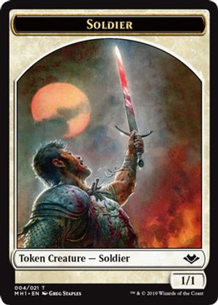 Soldier // Squirrel Double-Sided Token (MH1-4 // 15) [Modern Horizons]