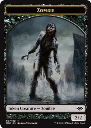 Zombie // Squirrel Double-Sided Token (MH1-7 // 15) [Modern Horizons]