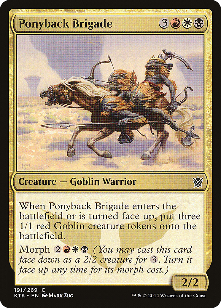 Ponyback Brigade (KTK-191) [Khans of Tarkir]