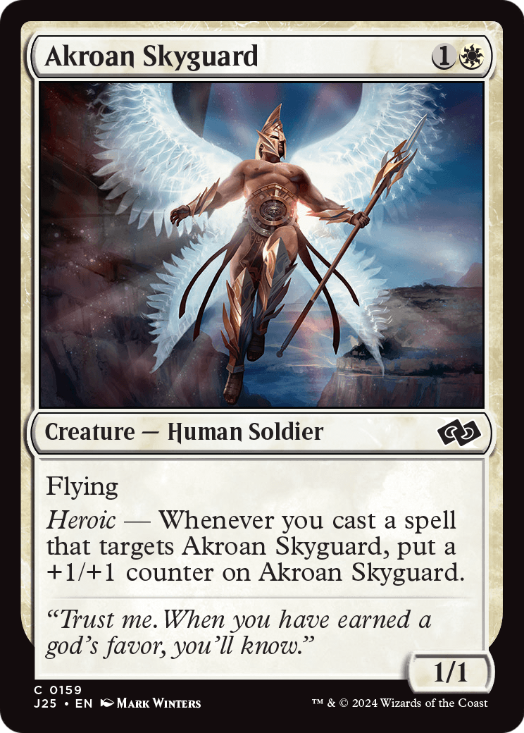 Akroan Skyguard (J25-159) [Foundations Jumpstart]