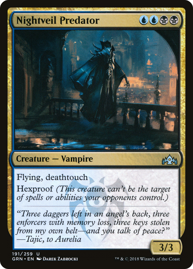 Nightveil Predator (GRN-191) [Guilds of Ravnica] Foil