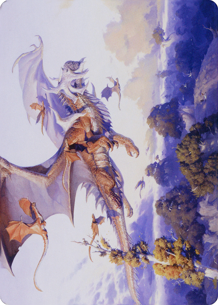Rith, Liberated Primeval // Rith, Liberated Primeval (ADMU-052) (Borderless) [Dominaria United Art Series] Foil