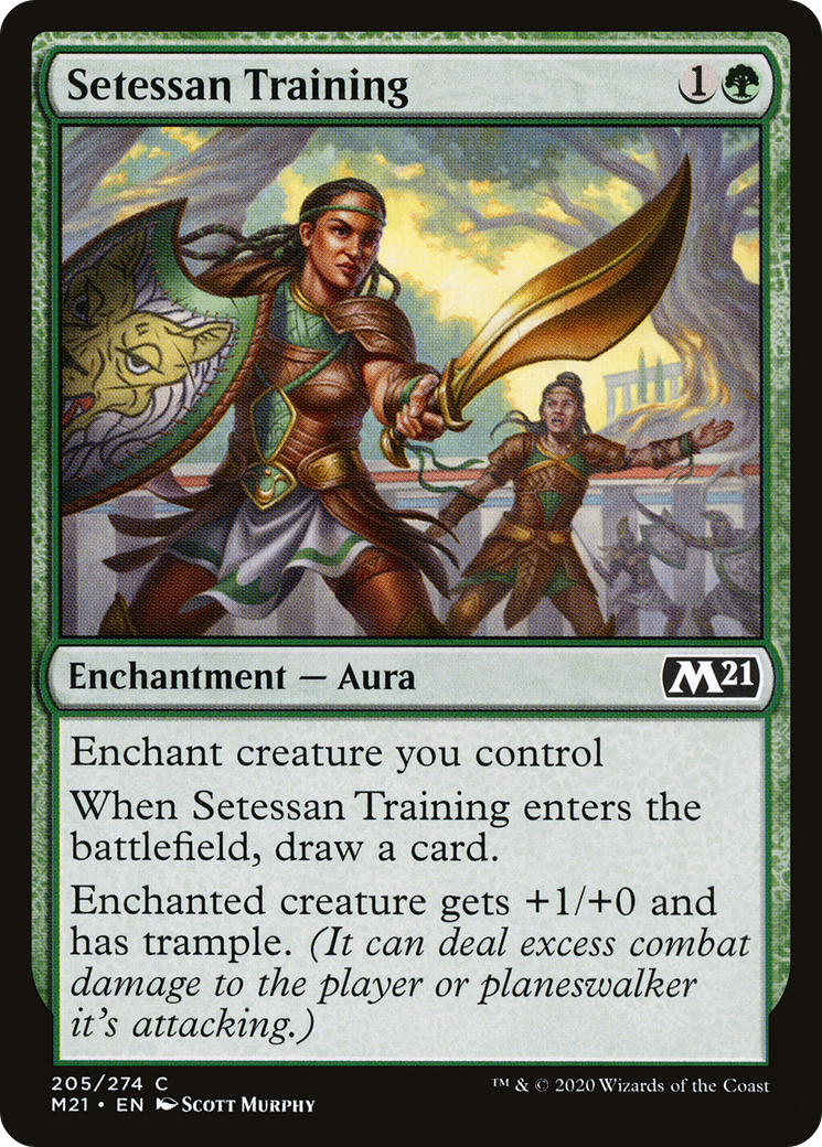 Setessan Training (M21-205) [Core Set 2021] Foil
