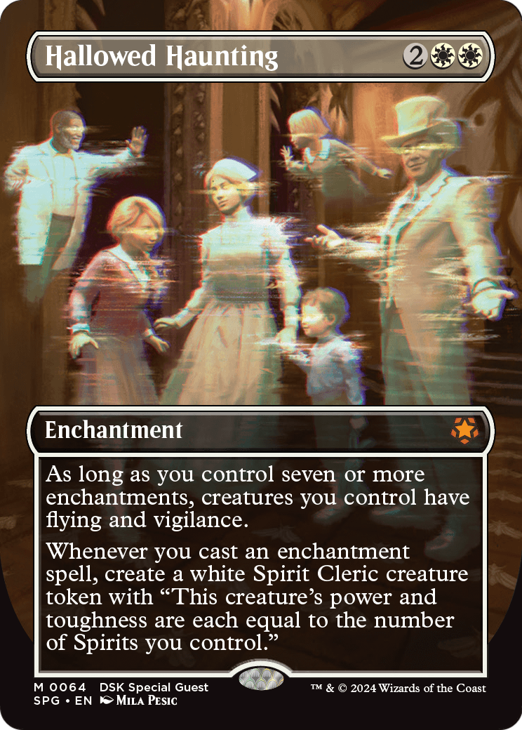 Hallowed Haunting (Borderless) (SPG-064) [Special Guests] Foil
