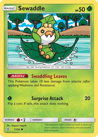 Sewaddle (007/236) [SM  Unified Minds] - Common