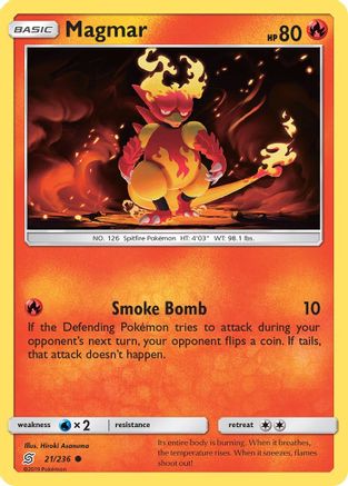 Magmar (021/236) [SM  Unified Minds] - Common