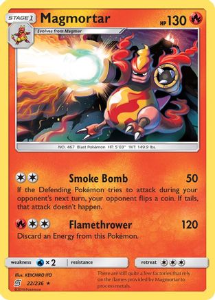Magmortar (22/236) [SM  Unified Minds] - Rare