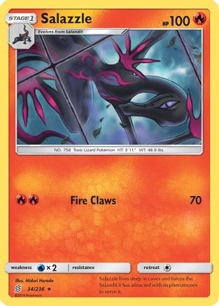 Salazzle (34/236) [SM  Unified Minds] - Rare