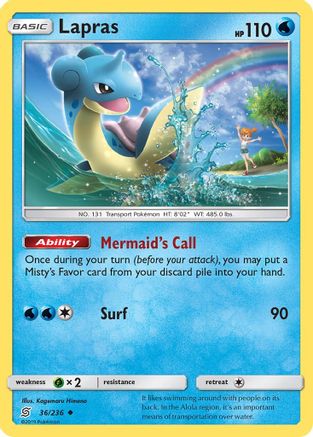 Lapras (036/236) [SM  Unified Minds] - Uncommon