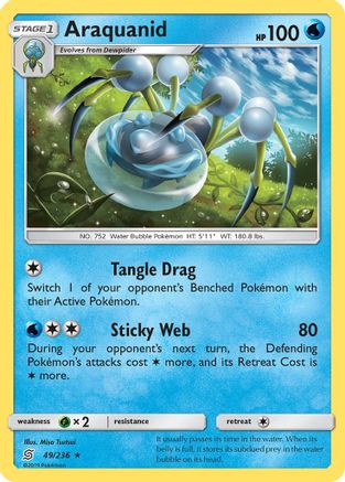 Araquanid (49/236) [SM  Unified Minds] Reverse Holofoil - Rare