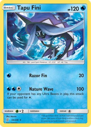 Tapu Fini (053/236) [SM  Unified Minds] - Rare