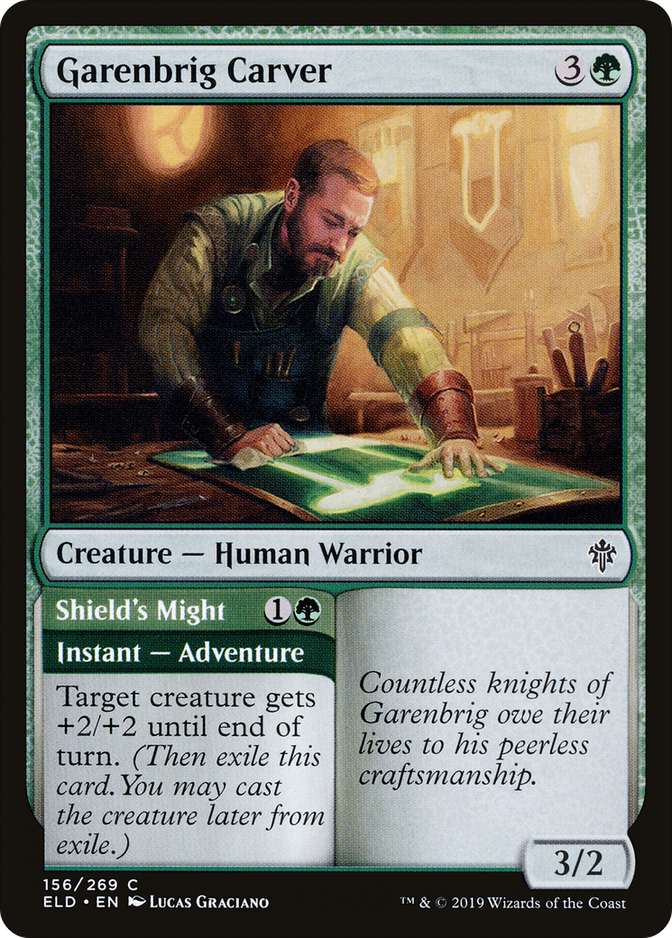 Garenbrig Carver (ELD-156) [Throne of Eldraine] Foil