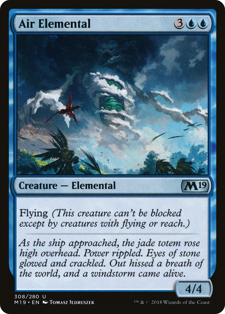Air Elemental (M19-308) [Core Set 2019]