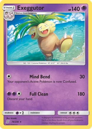 Exeggutor (74/236) [SM  Unified Minds] - Rare