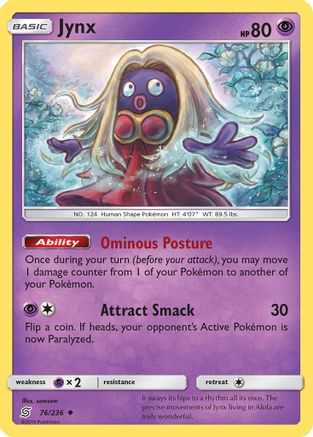 Jynx (076/236) [SM  Unified Minds] - Uncommon