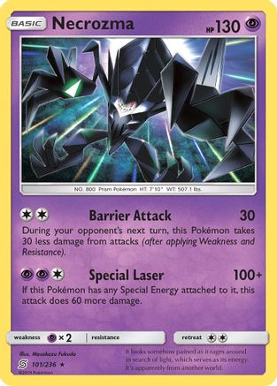 Necrozma (101/236) [SM  Unified Minds] Reverse Holofoil - Rare
