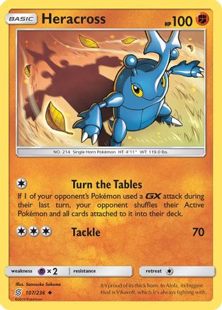 Heracross (107/236) [SM  Unified Minds] - Uncommon