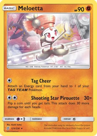 Meloetta (123/236) [SM  Unified Minds] - Rare