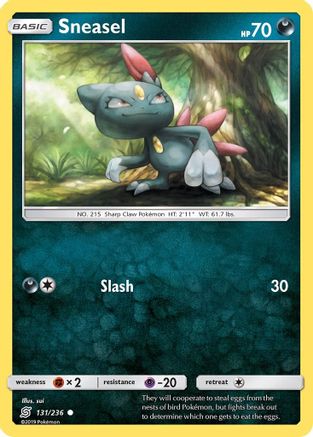 Sneasel (131/236) [SM  Unified Minds] - Common
