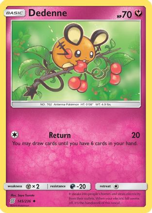 Dedenne (145/236) [SM  Unified Minds] - Uncommon