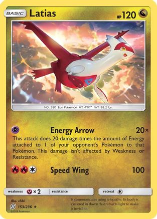 Latias (153/236) [SM  Unified Minds] - Rare