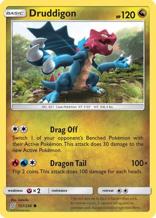 Druddigon (157/236) [SM  Unified Minds] - Common