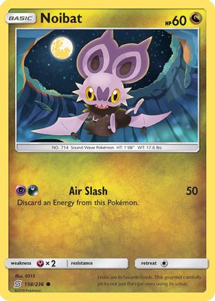 Noibat (158/236) [SM  Unified Minds] Reverse Holofoil - Common