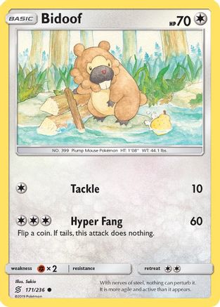 Bidoof (171/236) [SM  Unified Minds] - Common