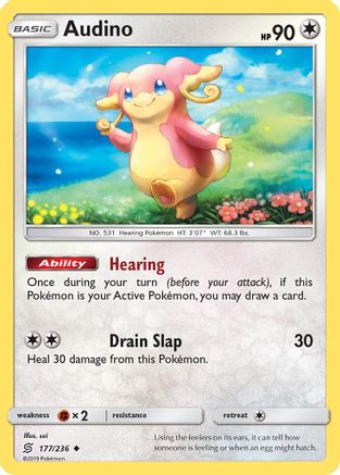Audino (177/236) [SM  Unified Minds] - Uncommon