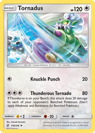 Tornadus (178/236) [SM  Unified Minds] - Uncommon