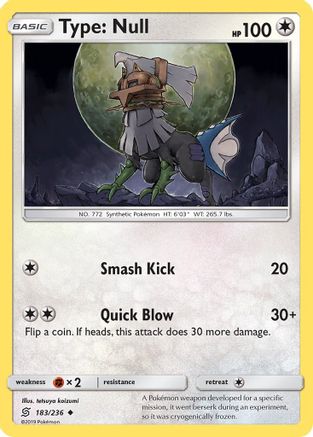 Type: (183/236) [SM  Unified Minds] Reverse Holofoil - Uncommon