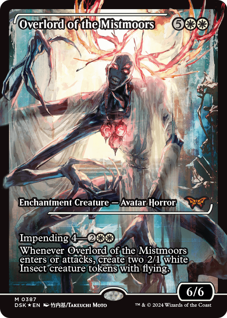 Overlord of the Mistmoors (Showcase) (DSK-387) [Duskmourn: House of Horror] Foil