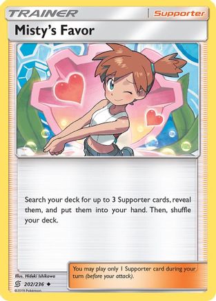 Misty's Favor (202/236) [SM  Unified Minds] - Uncommon