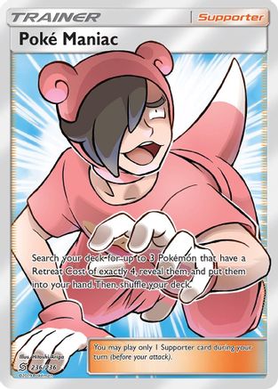 Poke Maniac (Full Art) (236/236) [SM  Unified Minds] Holofoil - Ultra Rare