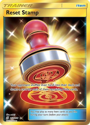 Reset Stamp (Secret) (253/236) [SM  Unified Minds] Holofoil - Secret Rare