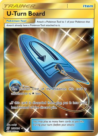 U-Turn Board (Secret) (255/236) [SM  Unified Minds] Holofoil - Secret Rare