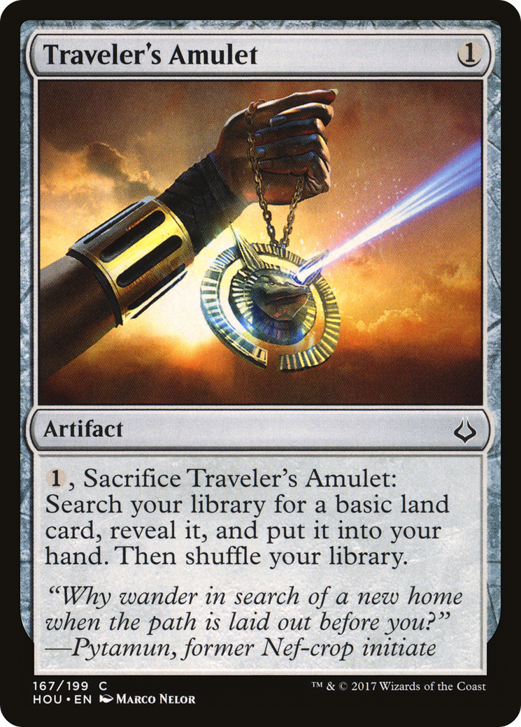 Traveler's Amulet (HOU-167) [Hour of Devastation] Foil