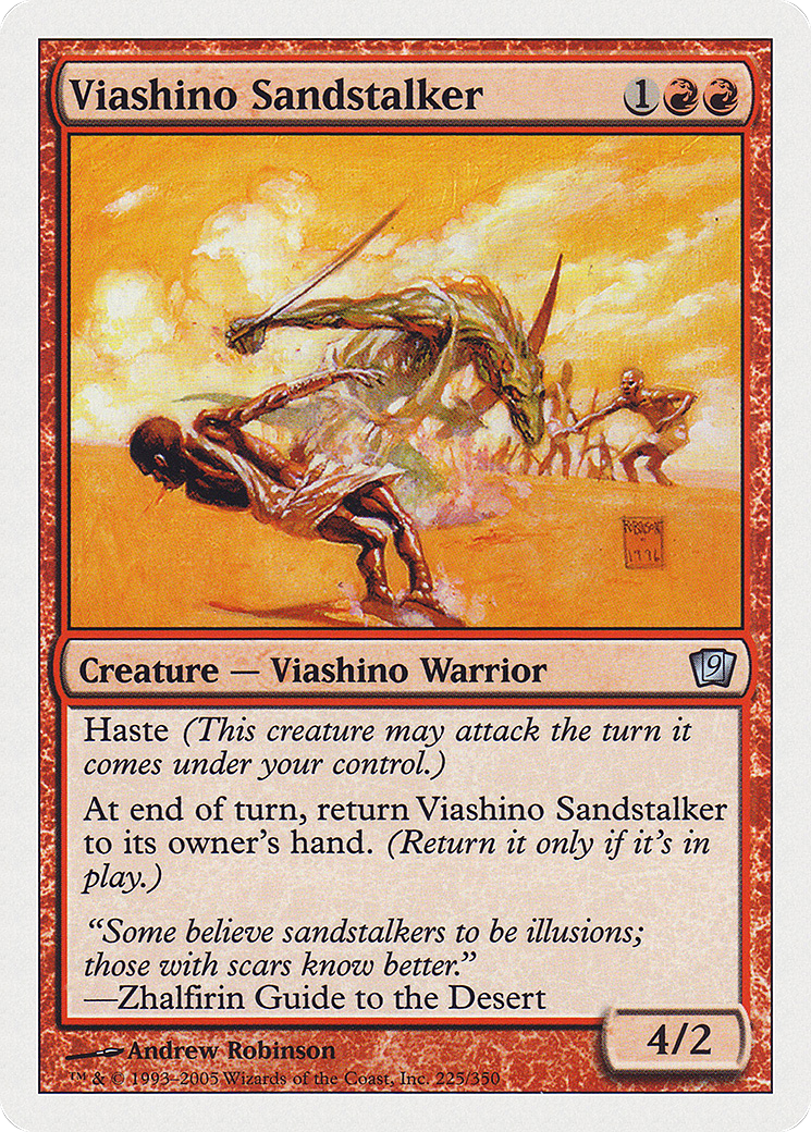Viashino Sandstalker (9ED-225) [9th Edition]