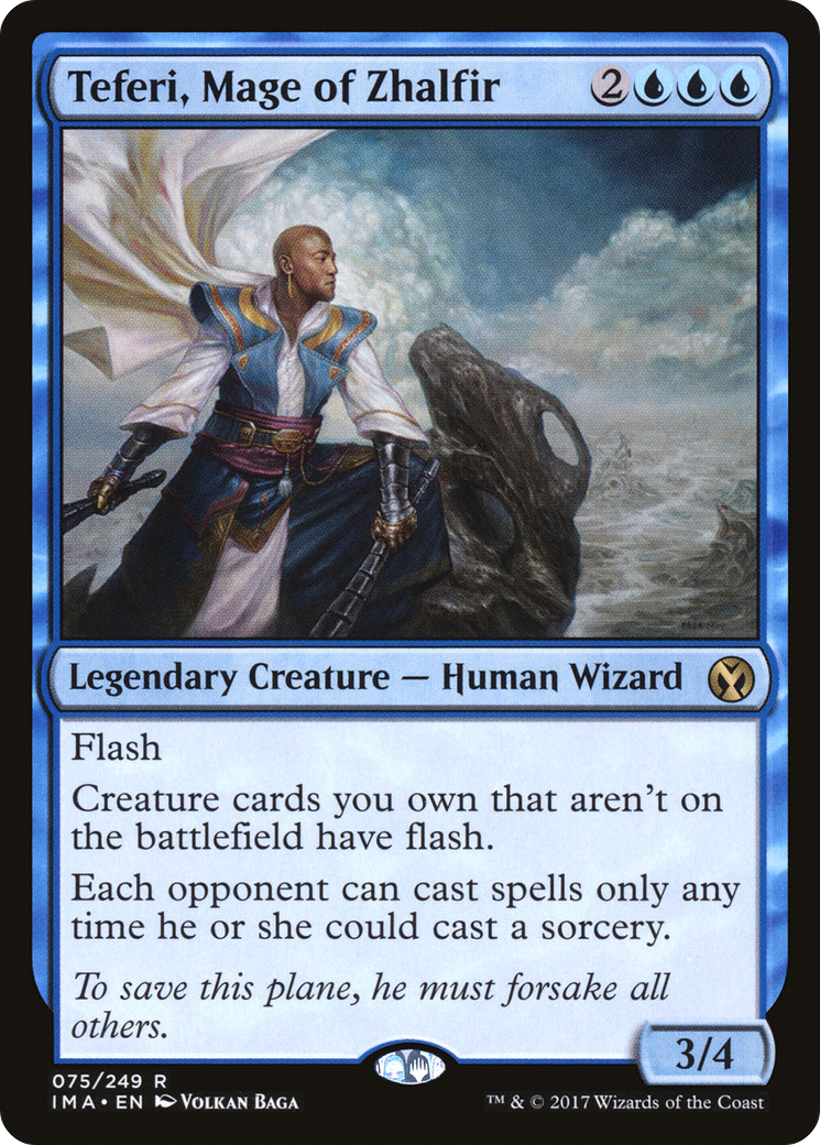 Teferi, Mage of Zhalfir (IMA-075) [Iconic Masters] Foil