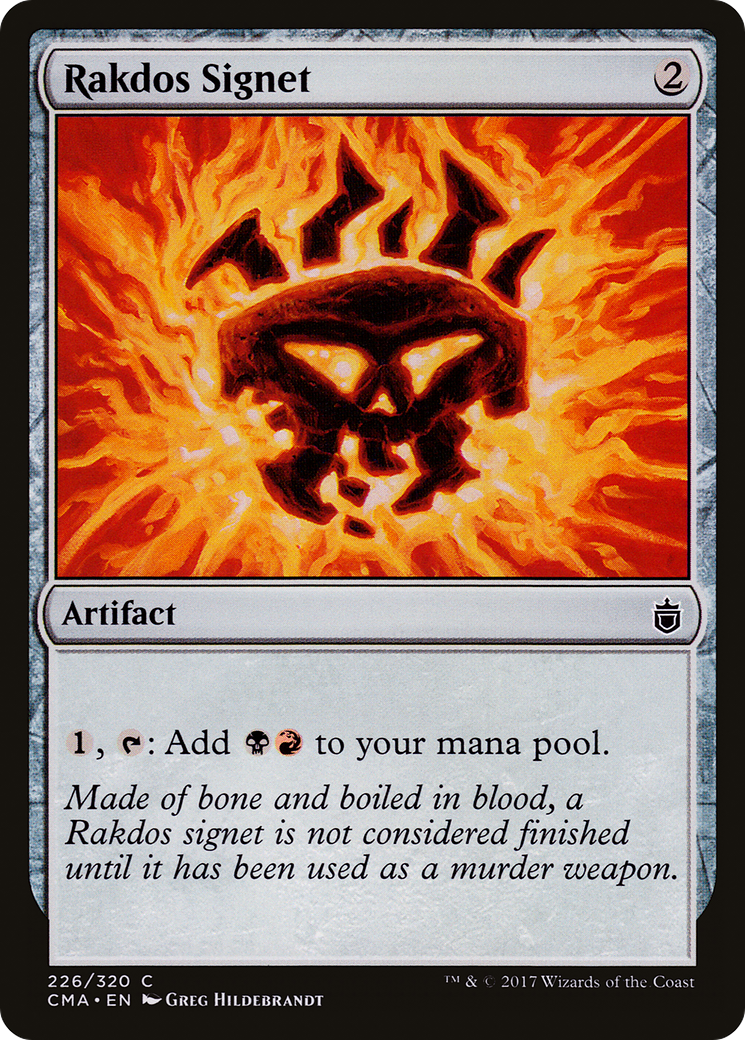 Rakdos Signet (CMA-226) [Commander Anthology]