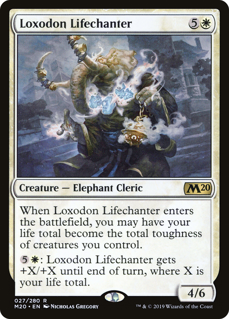 Loxodon Lifechanter (M20-027) [Core Set 2020]