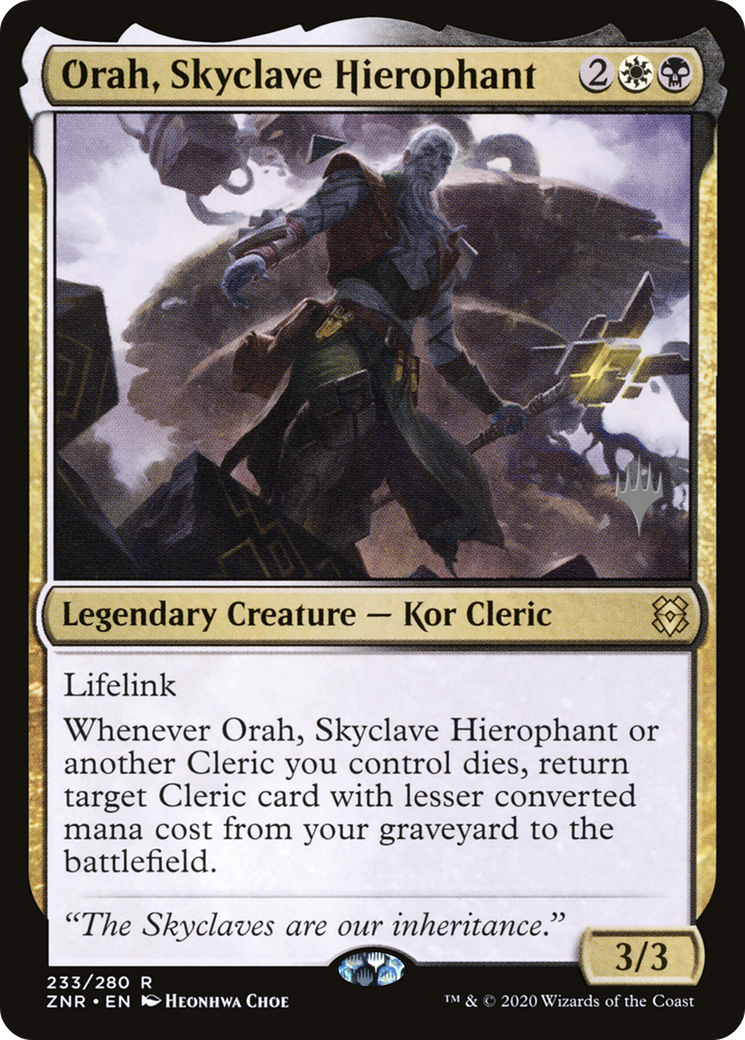 Orah, Skyclave Hierophant (PPZNR-233) [Promo Pack: Zendikar Rising Promos]