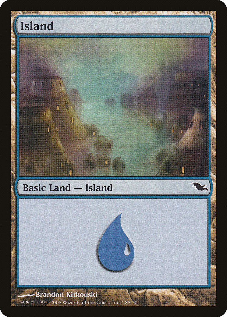 Island (SHM-288) [Shadowmoor] Foil